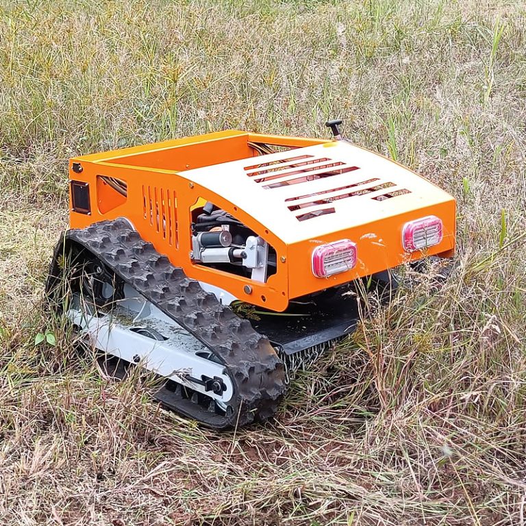 crawler remote controlled brush mower with best price in China
