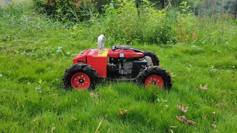 ハイブリッドゼロターン電池式ワイヤレスラジコン草刈りロボット