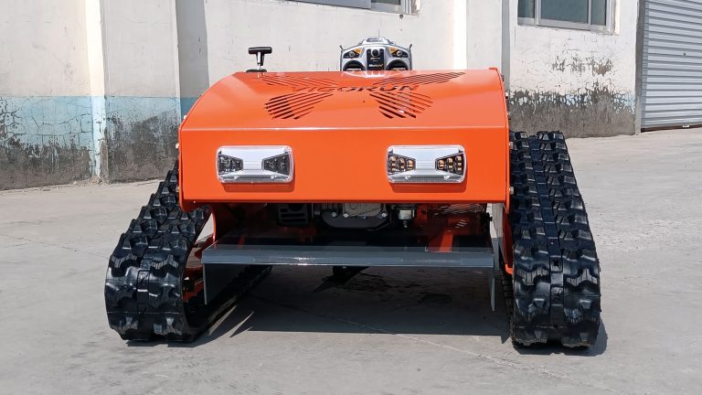 China nggawe rega paling apik remot kontrol slope mower karo trek for sale saka pabrik pabrik mesin pemotong China