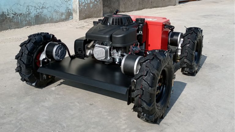 中国は、中国の芝刈り機メーカーの工場からの販売のための最高の価格のロボットリモコン芝刈り機を作りました
