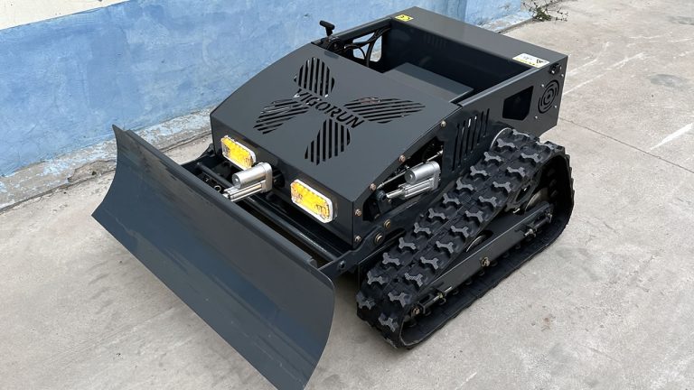 Sina makke robot grasmaaier foar heuvels lege priis te keap, Sineesk bêste remote control maaier op spoaren