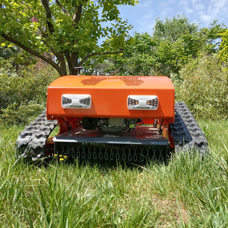 fabryk direkte ferkeap lege gruthannel priis China tún gazon remote controled tracked robot maaier