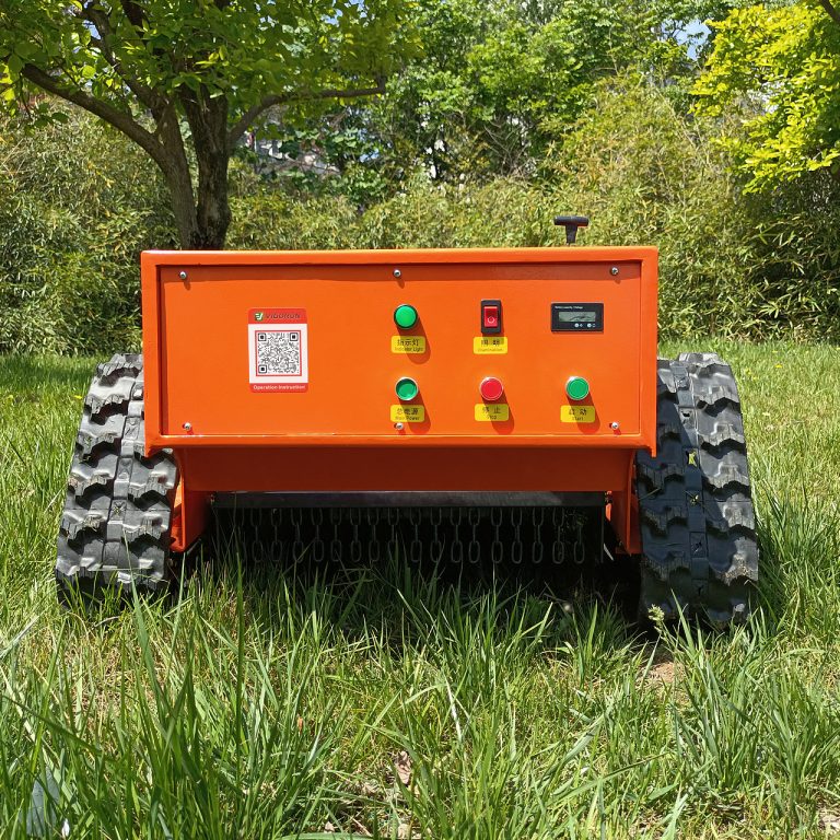 Bežični stroj za rezanje trave s gumenim gusjenicama i samohodni benzinski motor od 9 KS odobren od EPA