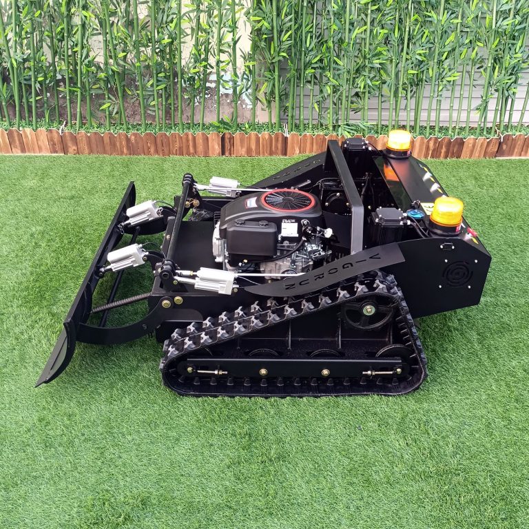 China fabricaba un robot cortacéspedes a baixo prezo para a venda, o mellor desbrozadora chinés con control remoto