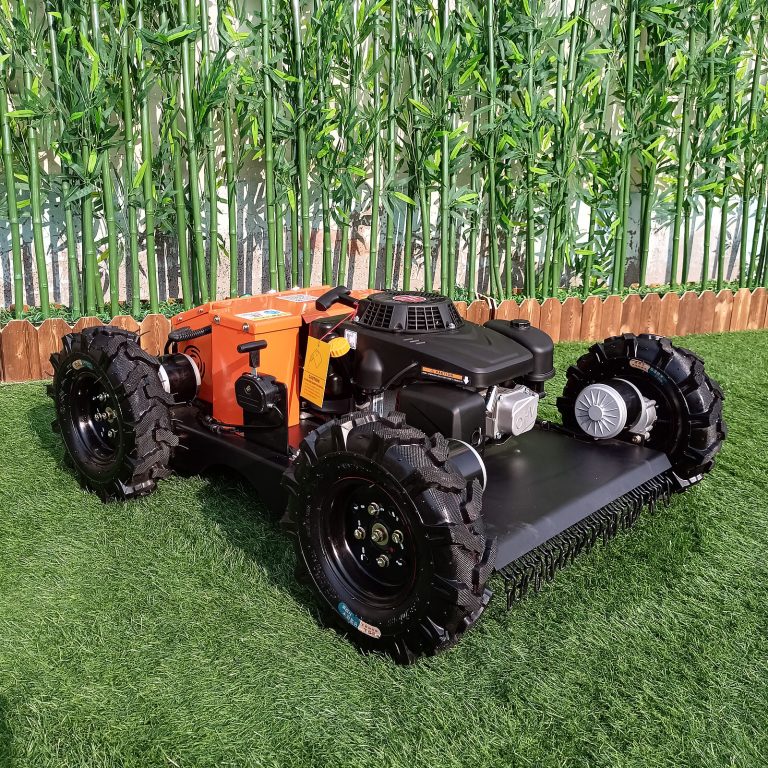 工場直販低卸売価格中国森林農場ワイヤレス無線制御ロボット芝刈り機