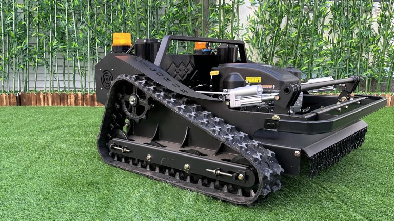 best quality remote operated tracked mower made in China