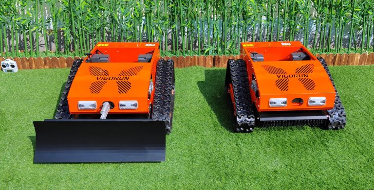 best quality wireless radio control mowing robot made in China