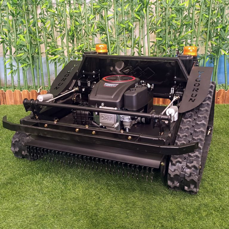 factory direct sales low wholesale price China river embankment remote control track lawn mower