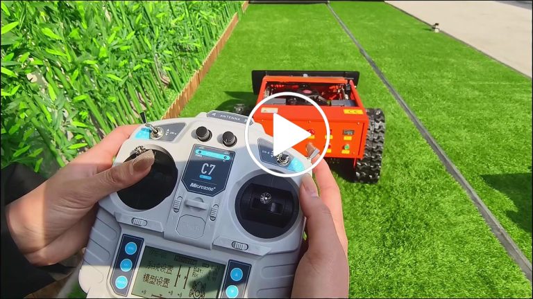 Operation Guidance of Brushless Remote Control Crawler Weed Mower (VTC550-90 With Snow Plough)