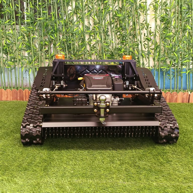 factory direct sales low price buy online remote controlled rubber track slasher mower