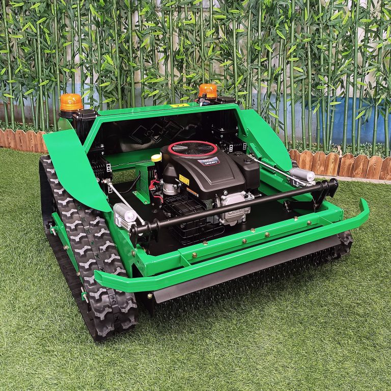 Vigorun VTLM800 remote controlled track grass trimming machine for sale made by Vigorun Tech