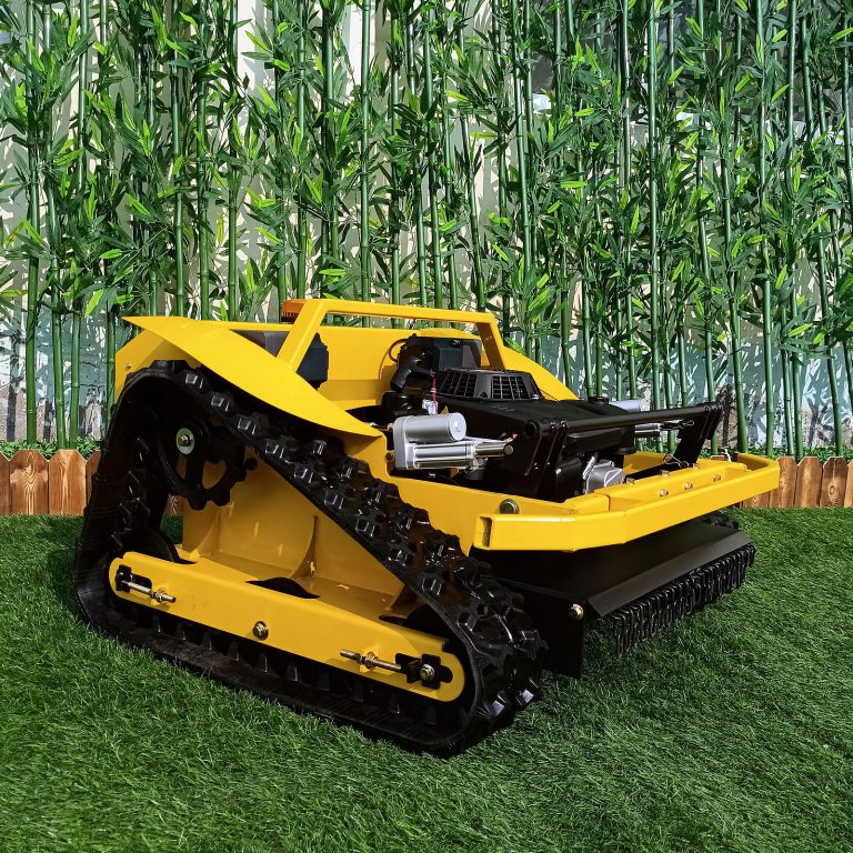 China made remote control mower with tracks low price for sale, chinese best r/c lawn mower