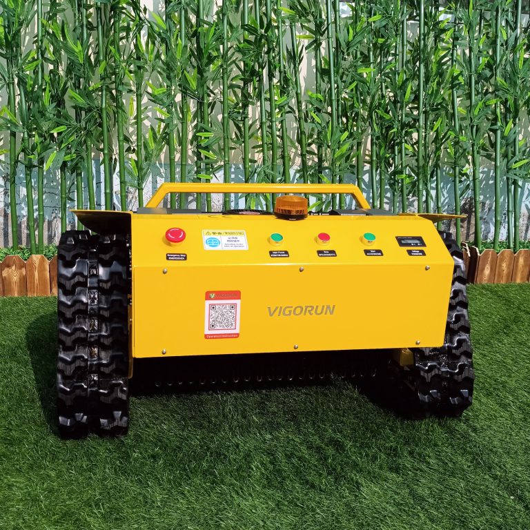 factory direct sales low wholesale price China forest farm remote control lawn mower with tracks