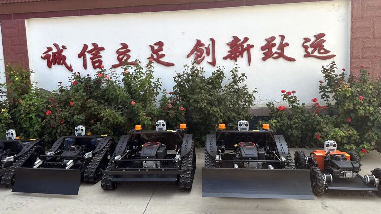 best quality remotely controlled slope mowing machine made in China