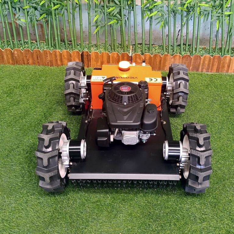 China made remote control grass cutter low price for sale, chinese best radio controlled lawn mower for sale