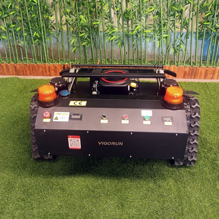 Vigorun VTLM800 remote control track-mounted weeding machine for sale made by Vigorun Tech