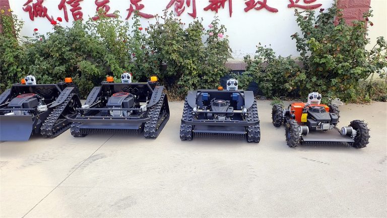 best quality remote control tracked brush mower made in China