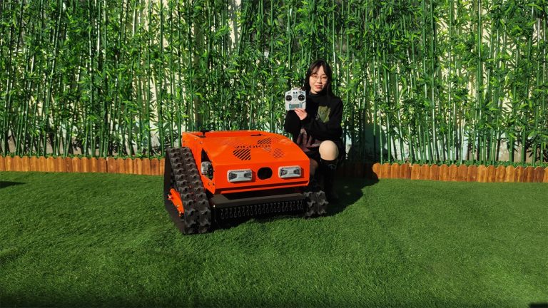 best quality Vigorun Tech remote control track mower made in China