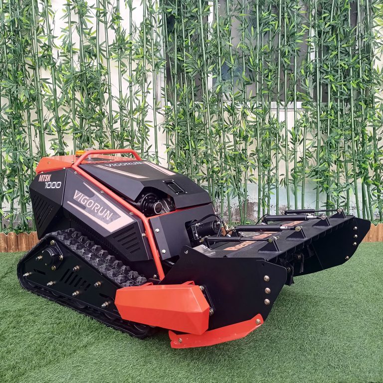 China made remote control mower for slopes low price for sale, chinese best remote control mower with tracks