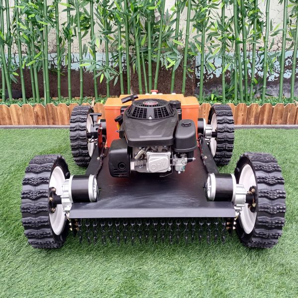 Remote Operated Wheeled Robotic Mower (VTW550-90) 85mm Cutting Height With Solid Tires - Image 3