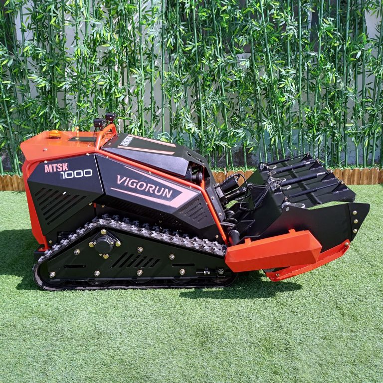 remote operated rubber track flail mulcher China manufacturer factory distributor