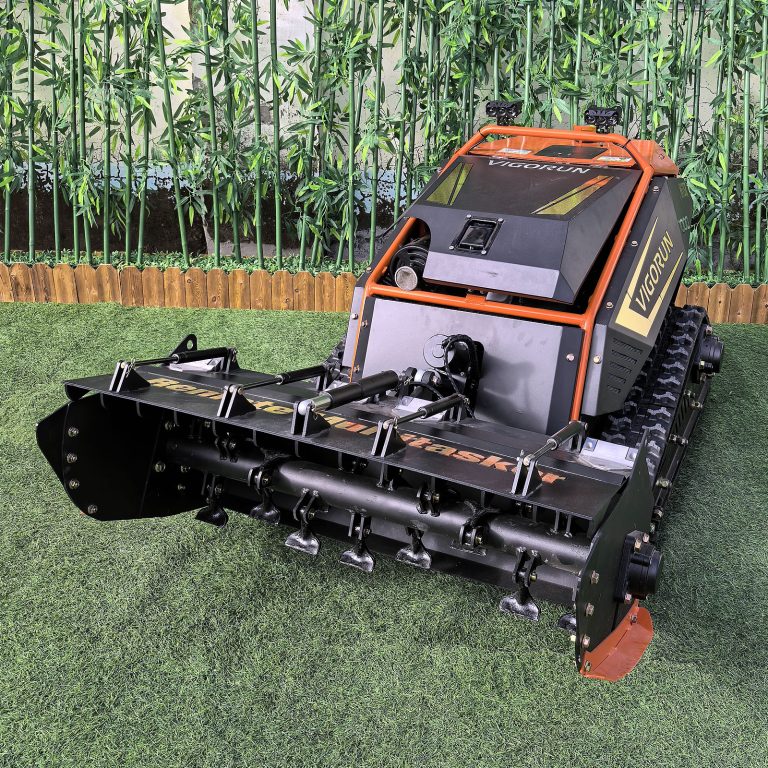 track-mounted CE EPA Euro 5 gasoline engine fast weeding customization color wireless implement carrier